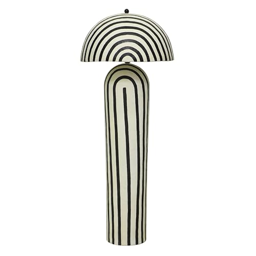 TOV furniture MaiOri black striped cardboard made -stall lamp