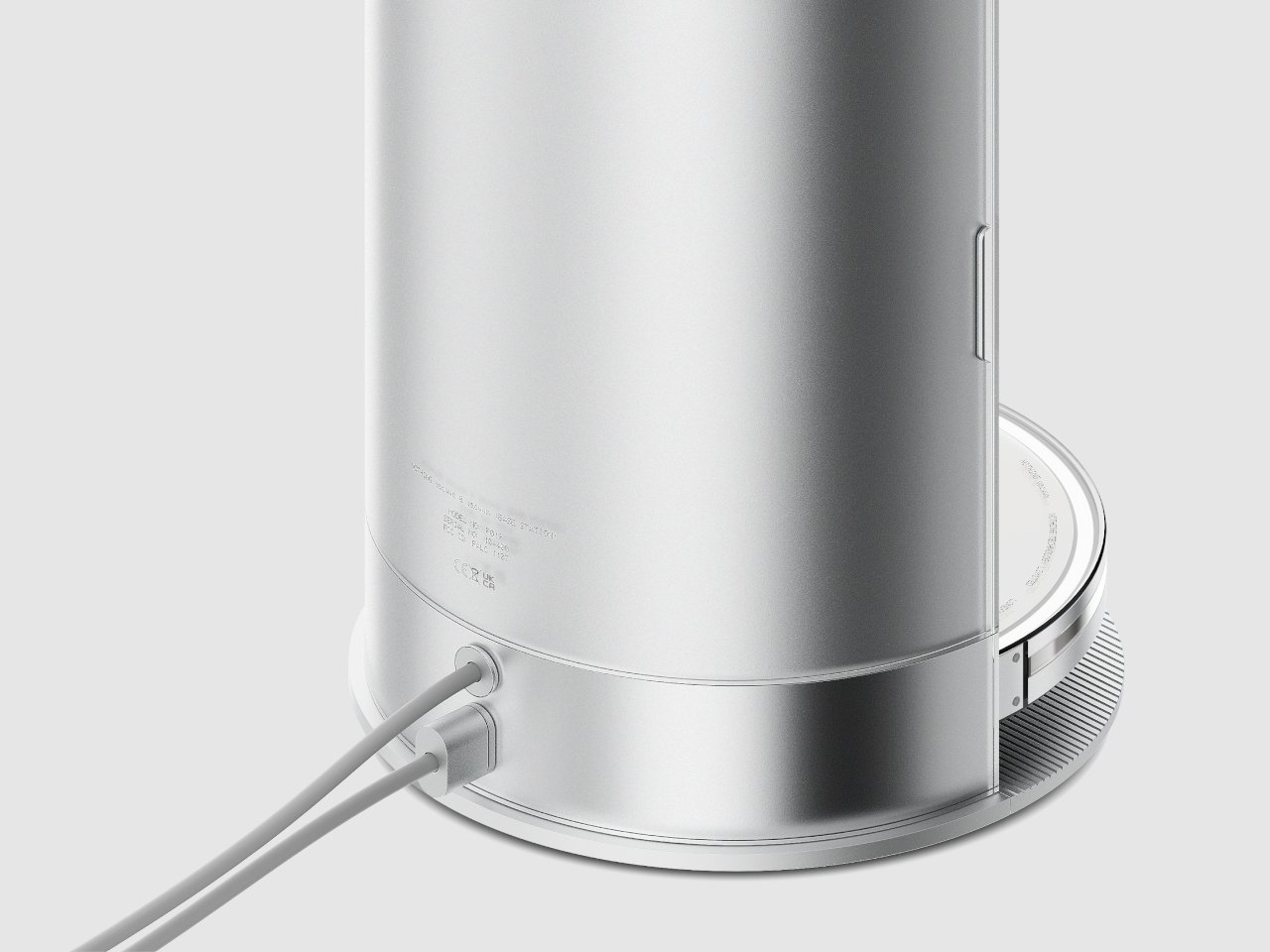 This nothing-inspired transparent robot vacuum concept serves as furniture as furniture