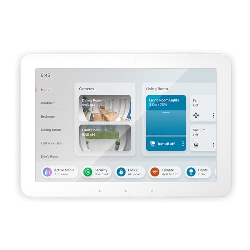 Echo hub (latest gene) | 8" Smart Home Control Panel with Alexa | Compatible with thousands of devices