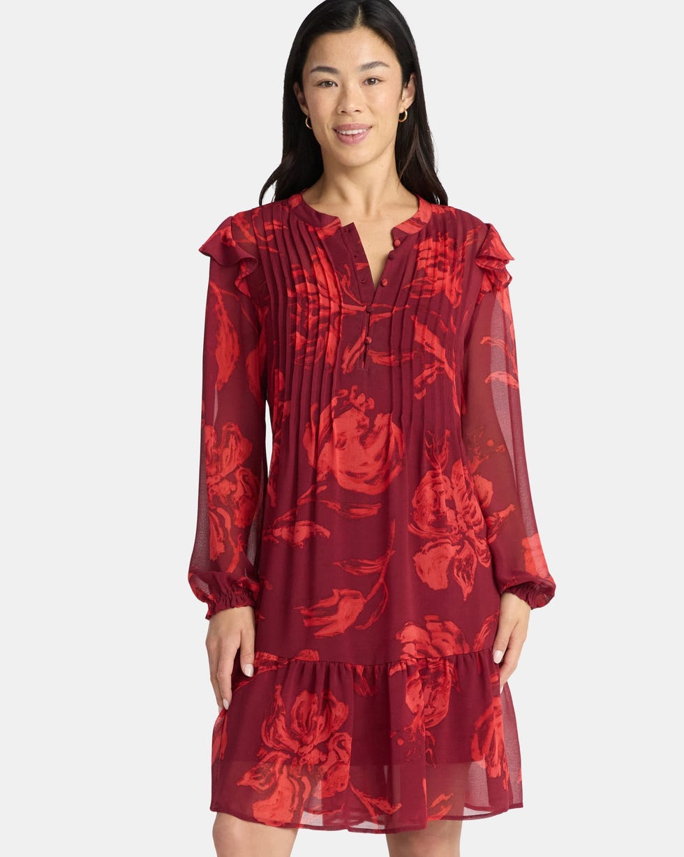 Time and Tru Women's Pintuck Mini dress