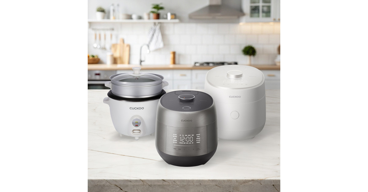 Cuckoo -Debüt autumn 2025 rice cooker line -up with silent Steam technology and intelligent solutions for every kitchen