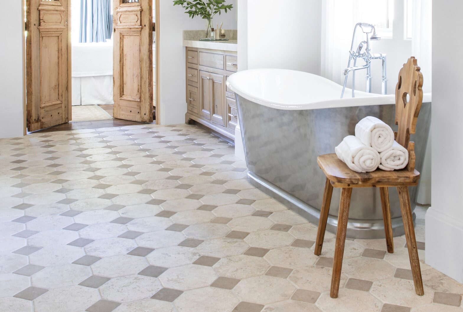 This vintage tile pattern appears everywhere - and it is easy to love