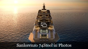 Sanlorenzo 74steel Superyacht Heck