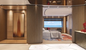 Sanlorenzo 74steel VIP cabin