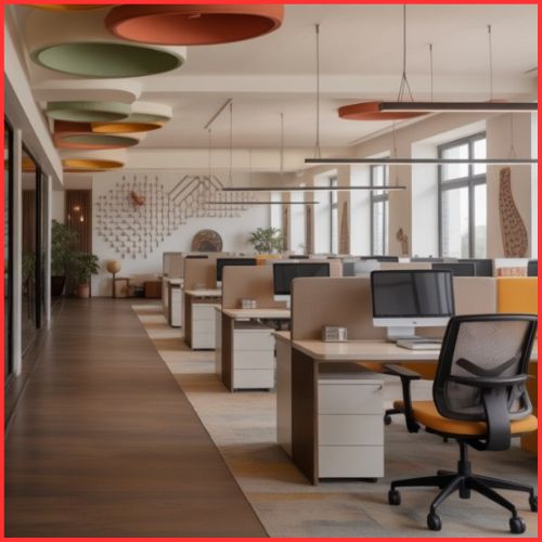 Modern office interior architecture ideas for intelligent work areas