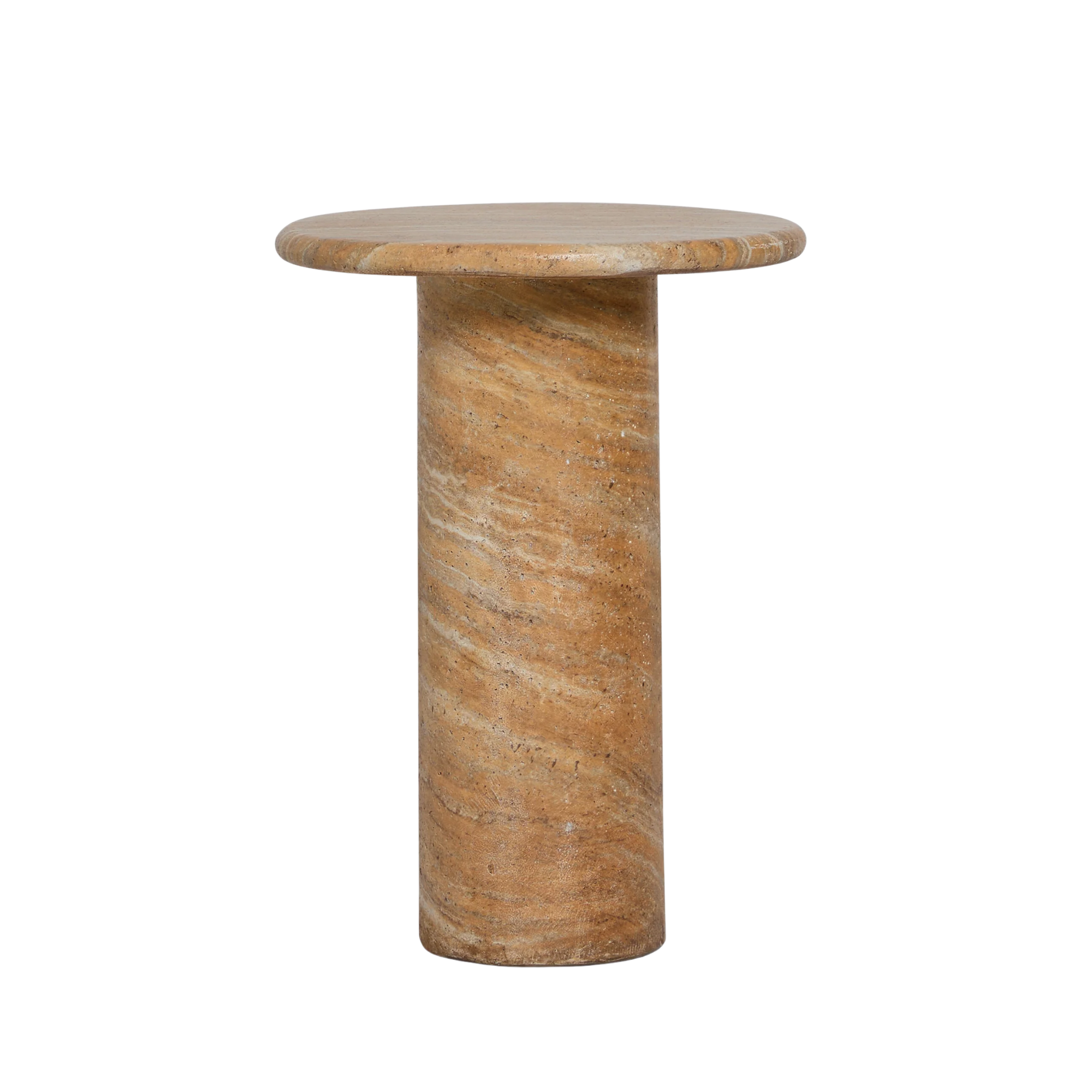 a marble drinks table