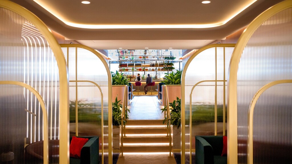 Sunken central lounge in Miami