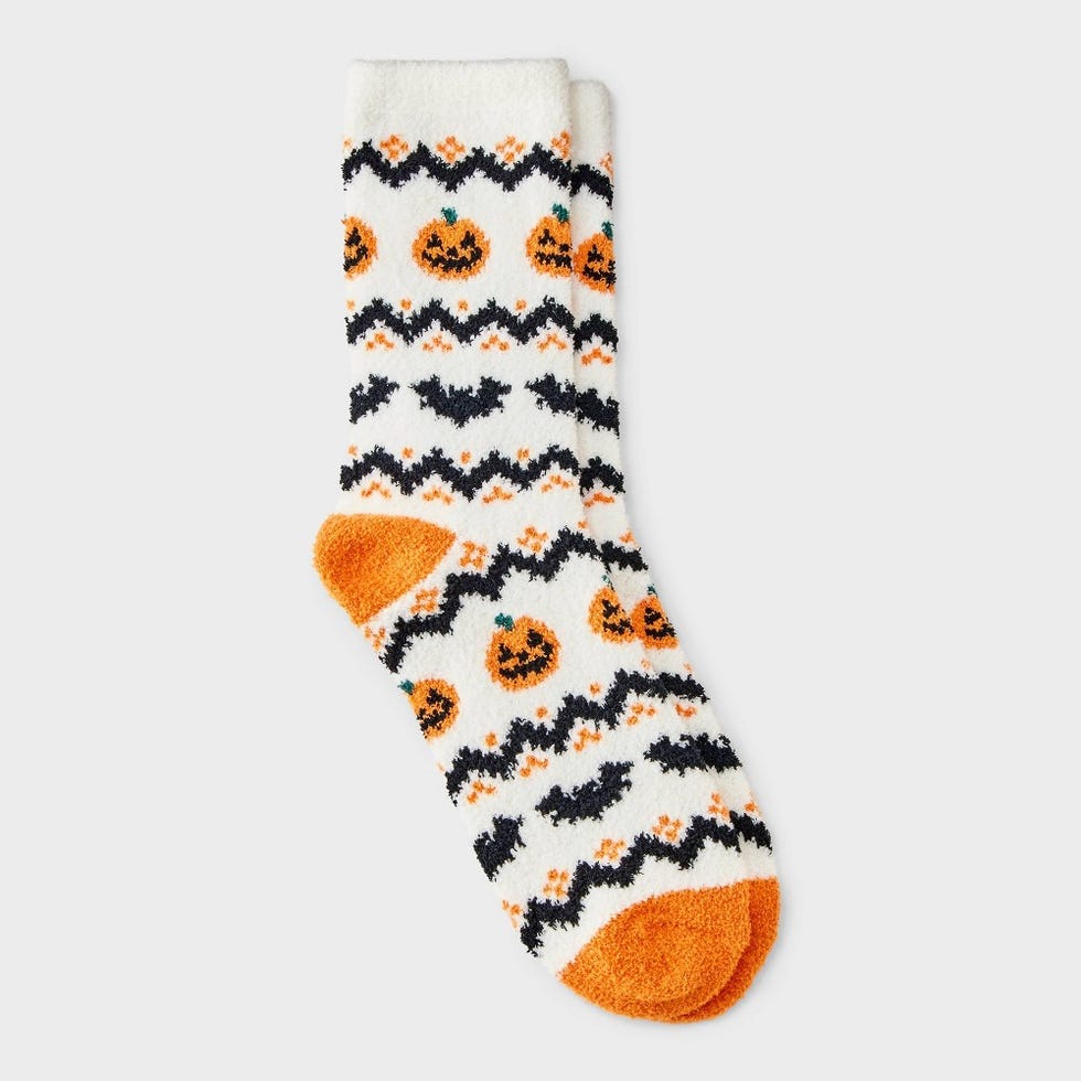 Fair Isle Halloween Crew Socks for Women Fair Isle Halloween Crew Socks for Women