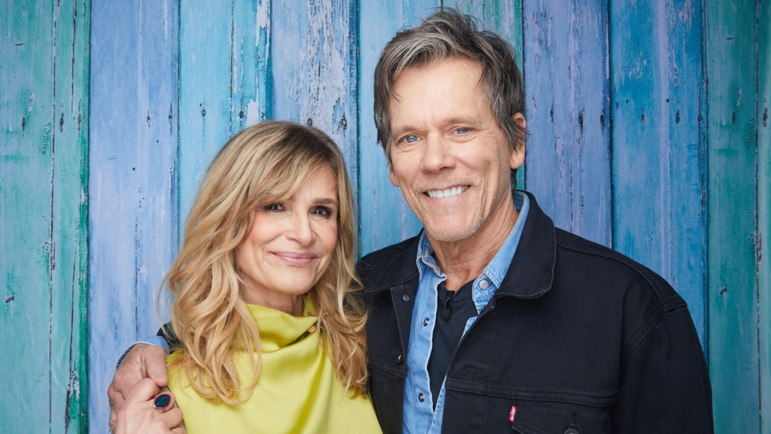 Kevin Bacon's kitchen highlights the cozy wood trend