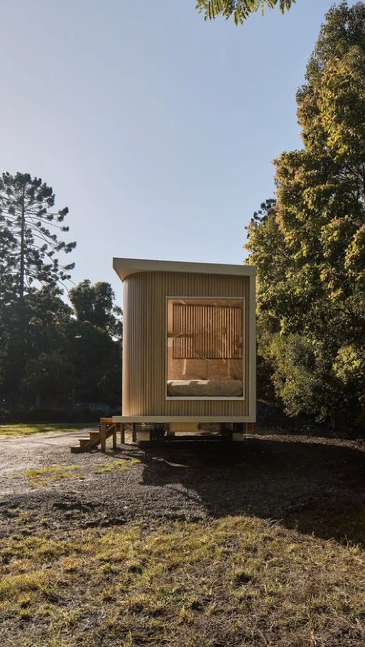This $78,000 tiny house has curved walls and luxuries most homes never get