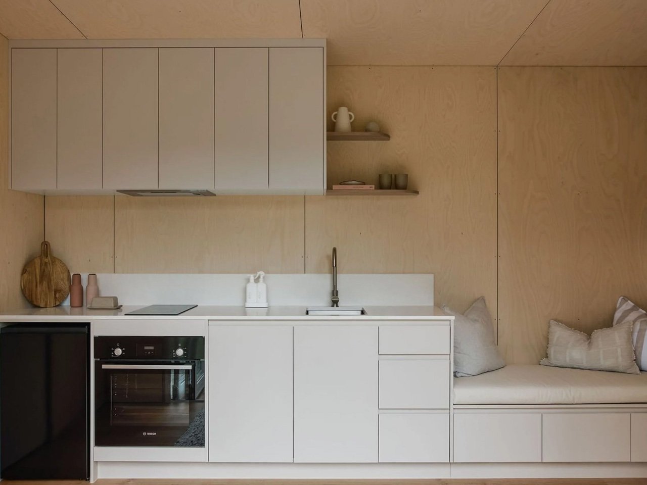This $78,000 tiny house has curved walls and luxuries most homes never get