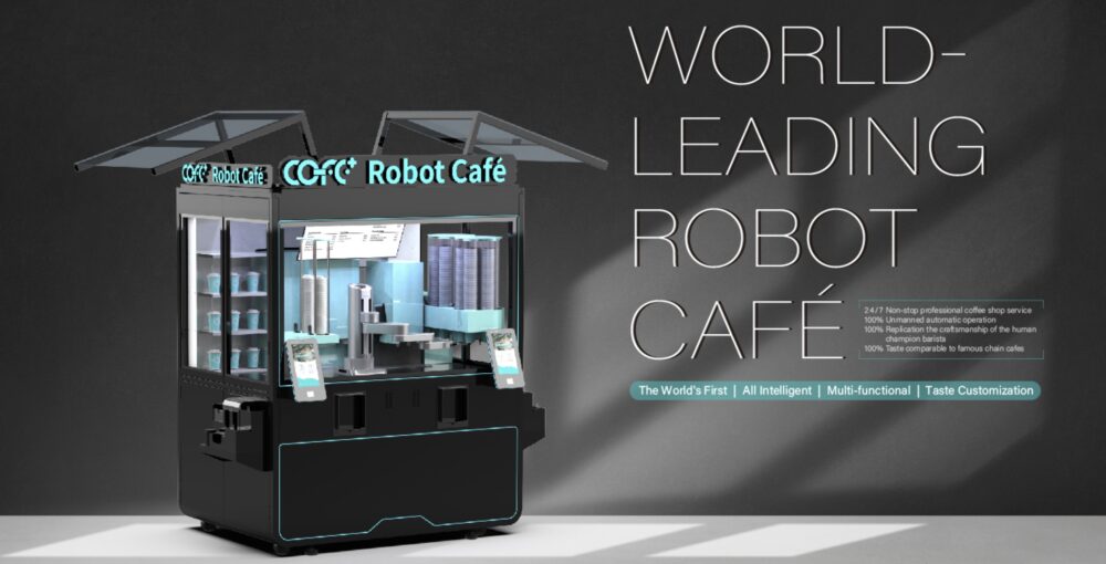 Coffee Robot Kiosk | Hi-Dolphin robotic technology