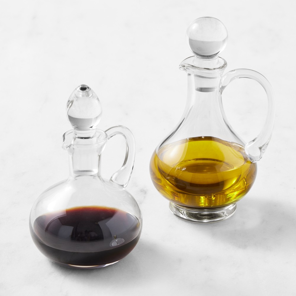 Glass oil and vinegar quantity set