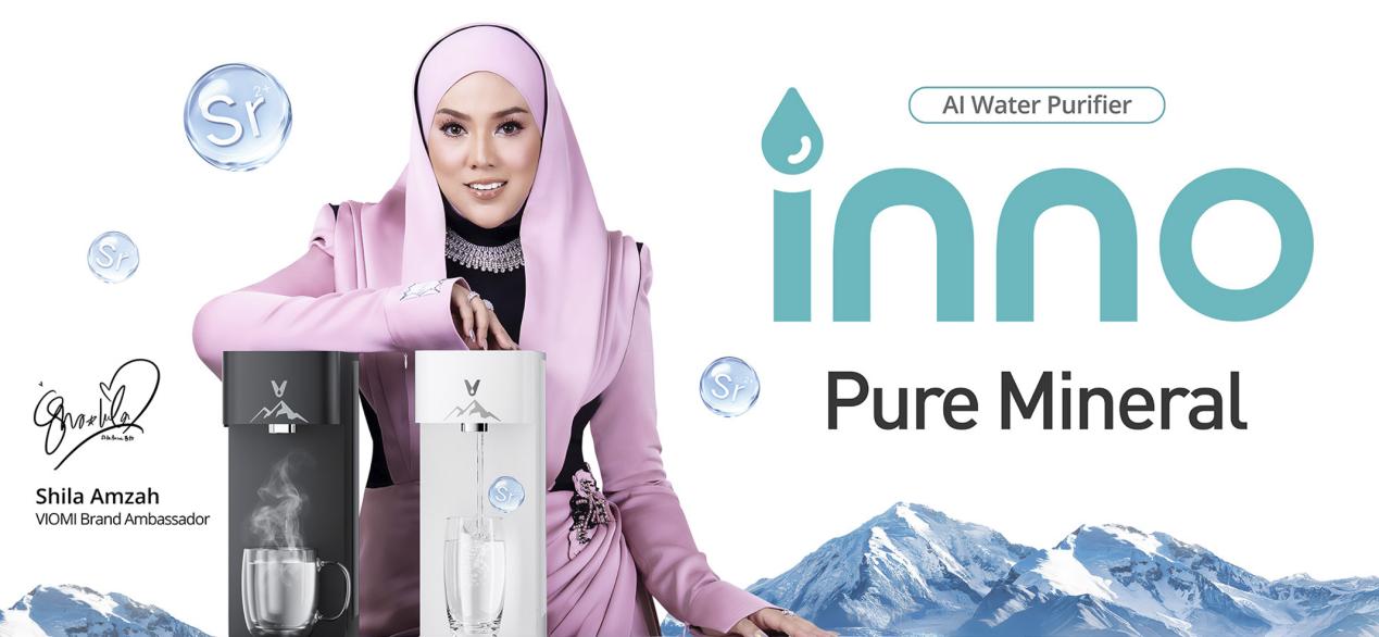 VIOMI launches new AI water purifier “inno” in Malaysia and appoints Shila Amzah as brand ambassador
