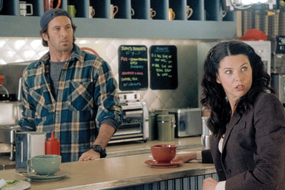 Gilmore Girls, Scott Patterson, Lauren Graham, (Season 1), 2000 2007, © courtesy: Everett Collection.