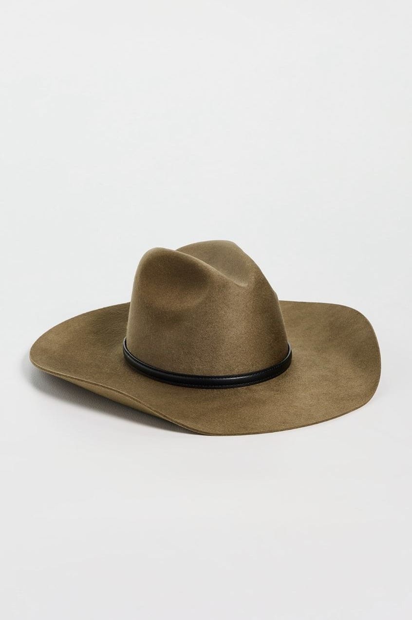 Nash fedora made of stiffened wool Nash fedora made of stiffened wool