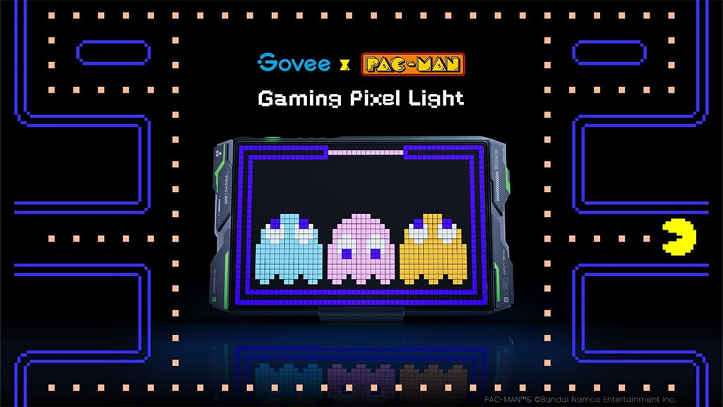 Strengthen your setup with Govee's Pac-Man Gaming Light