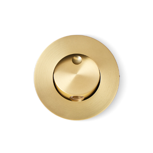 Wall lights in antique brass