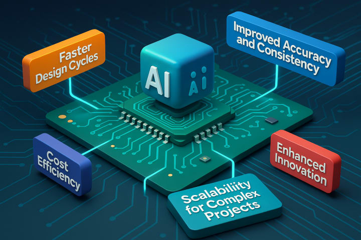 CAD and AI: The future duo advances the design development of printed circuit boards (PCB).