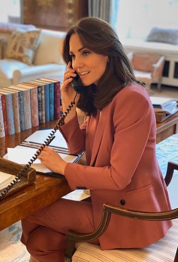 Princess Kate in her office
