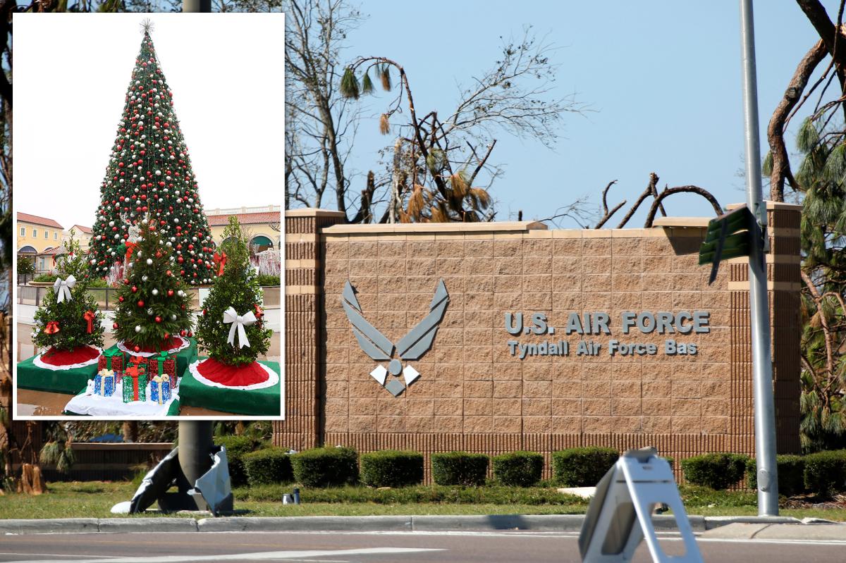 Air Force families at the Florida base have been ordered to remove Christmas lights from their homes
